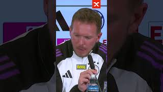 Nagelsmann nimmt Journalisten hops quotDann gibts ne Klagequot 😂 dfb shorts [upl. by Minor]