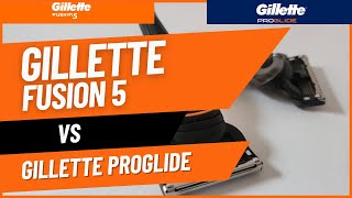 Gillette Fusion 5 vs Proglide  Comparing Differences and Shave [upl. by Golter]