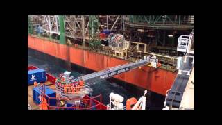 Ship to Ship S2S transfers at Chevron FPSO [upl. by Yrevi984]