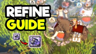 ⚒️ DOUBLE YOUR SILVER BY REFINE ⚒️  REFINE GUIDE  ALBION ONLINE [upl. by Lamont]