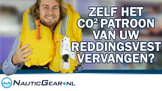 Besto Comfort Fit Automatisch Reddingsvest Co2 patroon vervangen [upl. by Onahpets]