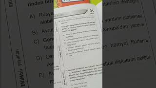 KPSS TARİH Deneme soruları ve çözümleri kpsstarih kpsstarihdenemesi kpss [upl. by Ebner]