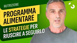 Programma alimentare le strategie per riuscire a seguirlo  Filippo Ongaro [upl. by Noerb]