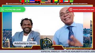 ESPECIAL ANGOLA  VISITA DO ADALBERTO COSTA JÚNIOR NOS ESTADOS UNIDOS DE AMÉRICA [upl. by Kcinom]