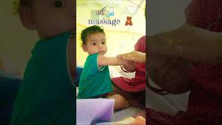 Relief from Cold cough 🥶youtubeshorts cutebaby babymassage [upl. by Attenoj]