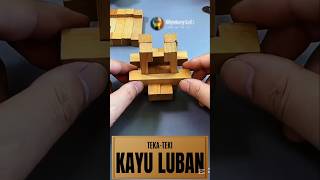 Tutorial Membuat dan Merakit Puzzle Lu Ban tekateki puzzle luban [upl. by Michey]