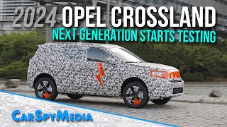 2024 Opel Frontera Crossland successor Electric EV Prototype Spied Testing On The Public Road [upl. by Chilt]