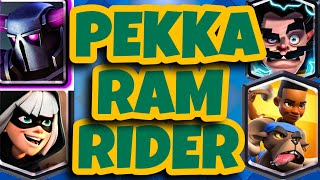 NEW Season High 6207  Best Pekka Ram Rider Bridge Spam Deck  Clash Royale [upl. by Farly]