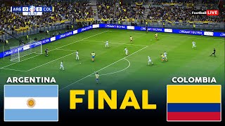 ARGENTINA vs COLOMBIA  FINAL Copa America 2024  Full Match All Goals  Realistic PES Gameplay [upl. by Crescantia]