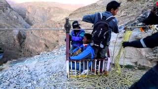 Chicham Ropeway Kibber Village Spiti Himachal Pradesh India [upl. by Reyotal]