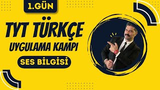 TYT Türkçe Uygulama Kampı  1GÜN  Ses Bilgisi  RÜŞTÜ HOCA [upl. by Herbie]