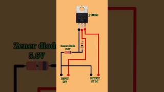 Voltage regulator input 12v output 5v😱😱😲😯😱😱😲😯😱😱😱😯😱😱😱shortsfeed trending viralvideo shorts [upl. by Stevie]