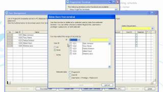 TCMS V22  New Version10User Management Delete User [upl. by Mandler]