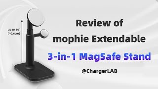 Review of mophie 3in1 Extendable MagSafe Charging Stand [upl. by Hampton704]