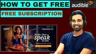 How To Get Amazon Audible For Free  Audible Free Membership  How to get audible for free [upl. by Fayre]