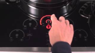 GE Profile Electric Cooktops  Glide Touch Controls [upl. by Nerrawed379]