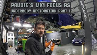 Paudie’s Mk1 Ford Focus RS Restoration  Part 1 The Journey to Glory [upl. by Sarajane804]