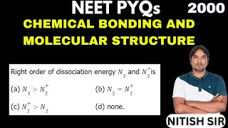 Right order of dissociation energy N2 and N2is [upl. by Mitchell]