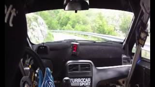 Mario Sulpizio  Lorenzo Pittiglio cameracar Rally di Cassino 2012 PS 03 Cervaro  Viticuso [upl. by Lehcsreh]