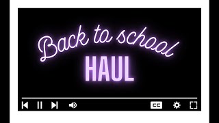 BACK TO SCHOOL HAUL SHEIN FASHIONNOVAAMAZON ETC [upl. by Evangelin115]