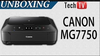 Unboxing Canon MG7750 [upl. by Clorinda]