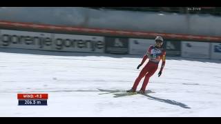 Piotr Żyła  2065m  1 seria Planica HS215 2013 TEAM [upl. by Greenburg]