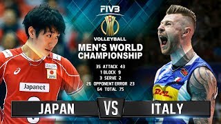 Italy vs Japan  Highlights  Mens World Championship 2018 [upl. by Lowrie]