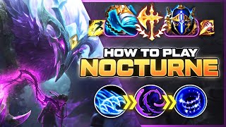 HOW TO PLAY NOCTURNE SEASON 14  Build amp Runes  Season 14 Nocturne guide  League of Legends [upl. by Semela]