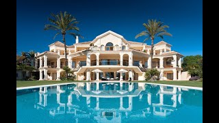 Villa Velazquez Luxury Beachfront Estate to Rent in Golden Mile Marbella Spain [upl. by Eetnahs758]