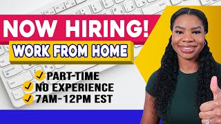 Get Hired Today PartTime Work from Home Job Paying 17hr No Experience Needed [upl. by Mailand]