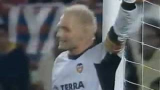 Rivaldo Hat Trick against Valencia [upl. by Latreese]