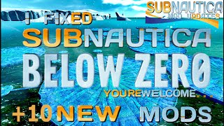 10 NEW MODS FOR SUBNAUTICA BELOW ZERO [upl. by Anayek]