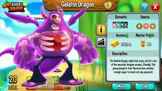 THE NEW GELATIN DRAGON REVIEW Dragon city [upl. by Pavior599]