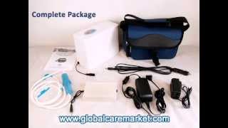 Overview of Portable Oxygen Concentrator with Travel Kit at Global Care Market [upl. by Haididej]