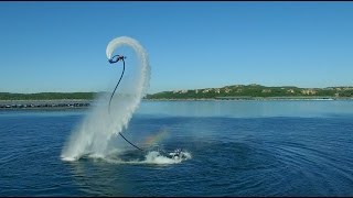 Flyboarding with Jake Orel  Pro Hydroflight Athlete  DJI Phantom4  Osmo  MicBergsma [upl. by Barimah]