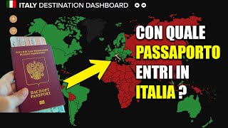 Quale PASSAPORTO serve per entrare in ITALIA [upl. by Olegnaleahcim]