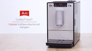 Melitta® Solo®  Tutorial Kaffeevollautomat reinigen [upl. by Bing729]