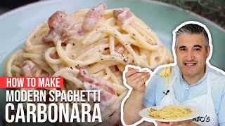 How to Make MODERN SPAGHETTI CARBONARA Like a Chef [upl. by Aenneea485]