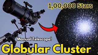 How to capture Deep Sky Objects without Computerized Telescope M13 through Celestron Astromaster [upl. by Aehsan]