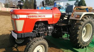 SWARAJ 963 FE 60 HP POWER S TRACTORaagya mele meaalu farm modipuramMEERUT [upl. by Klusek]