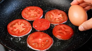 1 Tomato 2 eggs Quick recipe perfect for breakfast Simple and delicious recipe [upl. by Leizo]