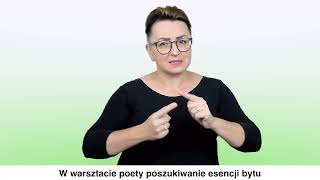 Wykład Krzysztofa Czyżewskiego „NIEWYPOWIEDZIANE ZMIERZA DO NIEISTNIENIA Miłosza słowocisza”  PJM [upl. by Herstein]