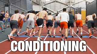 CONDITIONING WORKOUT WITH PRINCETON WRESTLING training [upl. by Haras]