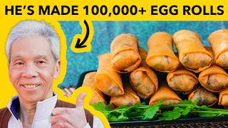 😍 How to make the PERFECT Egg Roll 春捲 [upl. by Ralston822]