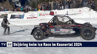 MOTOR TV22 Skijöring beim Ice Race im Kaunertal 2024 [upl. by Bernete]