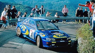 Best of Subaru Impreza WRC972000 tarmac action  with pure engine sounds [upl. by Ybab]