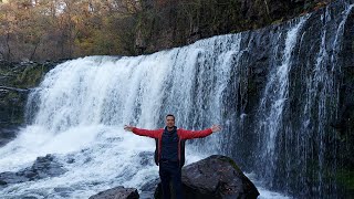 Ystradfellte 4 Waterfalls walk Brecon Beacons Nov 17th [upl. by Arekahs129]