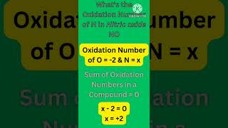 How to Calculate the Oxidation Number of N in Nitric oxide NO oxidationnumber [upl. by Esil482]