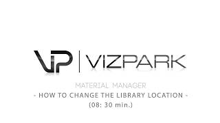 VP  Material Manager  How to change the library location [upl. by Gipson]