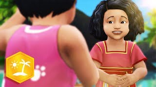 TODDLER PLAYDATE WITH A NEW FRIEND 👶💗 THE SIMS 4 ISLAND LIVING 10 [upl. by Anyaled]